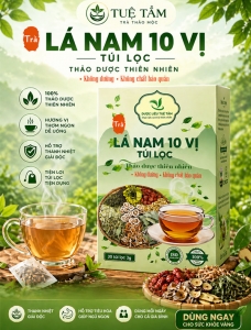 Trà lá nam túi lọc 10 vị  gồm 30 túi lọc 3g